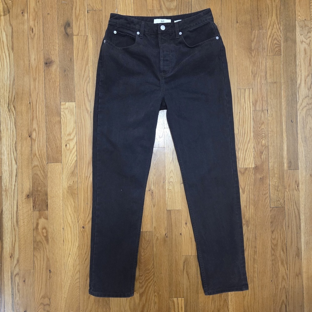 Kith Womens Denim Black Straight‎ Leg Jeans Size 30 Minimalist Streetwear NYC